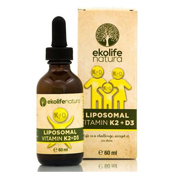 Ekolife Natura Liposomal Vitamin K2 + D3 60 ml