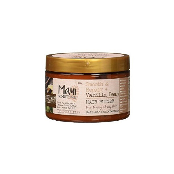 MAUI MAUI vyhlazující máslo pro kudrnaté vlasy + Vanil.lusky 340 g
