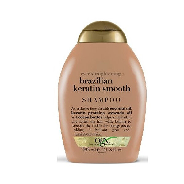 OGX Zjemňující šampon brazilský keratin 385 ml