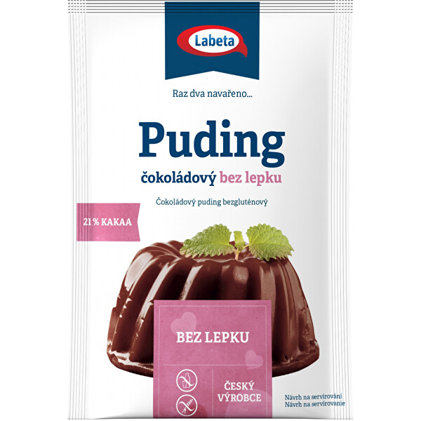 LABETA A.S. Puding čokoládový bez lepku 45 g