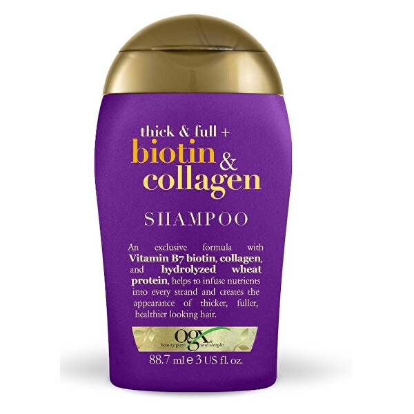 OGX Šampon pro husté a plné vlasy biotin-kolagen 88 ml mini