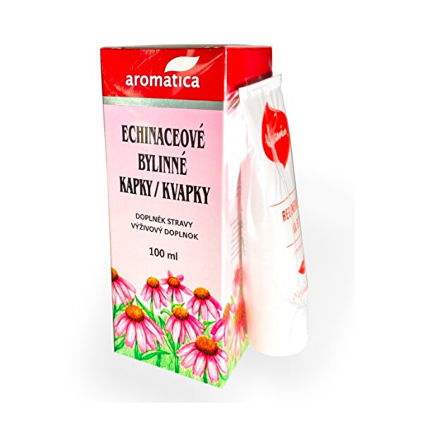 Aromatica Echinaceové kapky 100 ml + Kosmín na rty ZDARMA