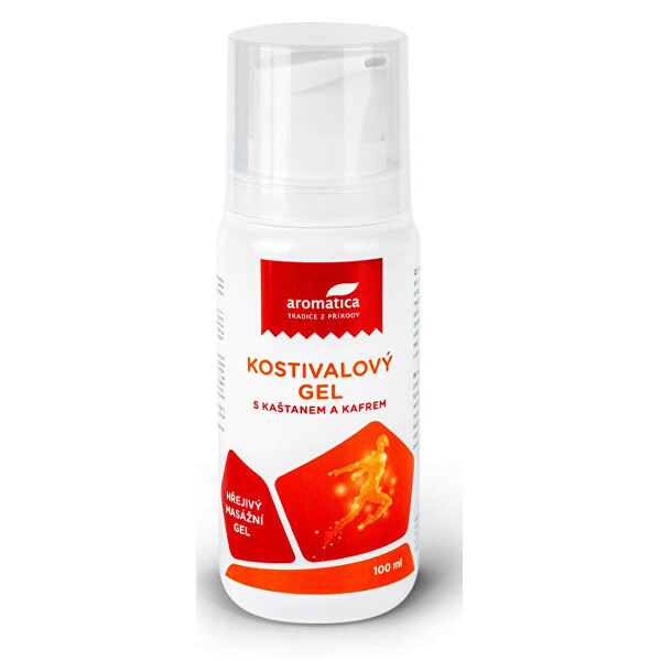 Aromatica Kostivalový gel hřejivý s kaštanem a kafrem 100 ml