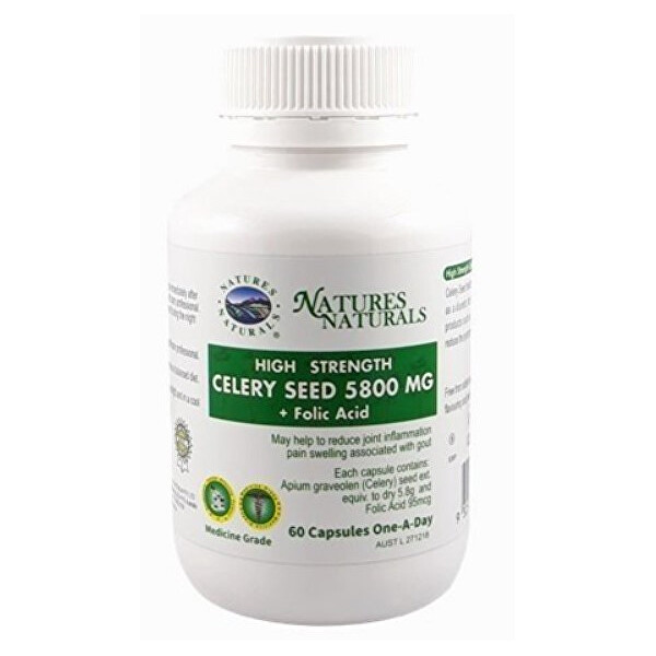 Australian Remedy Celery Seed 5800 mg 60 kapslí - SLEVA - poškozená etiketa