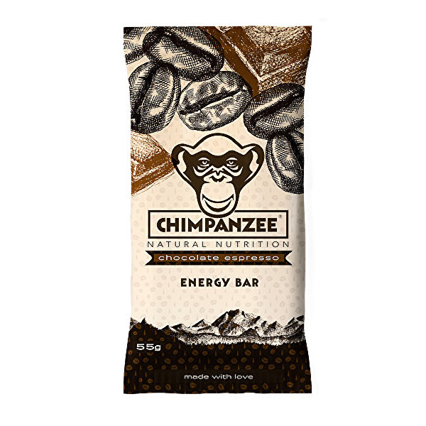 Chimpanzee Energy bar Chocolate Espresso 55 g