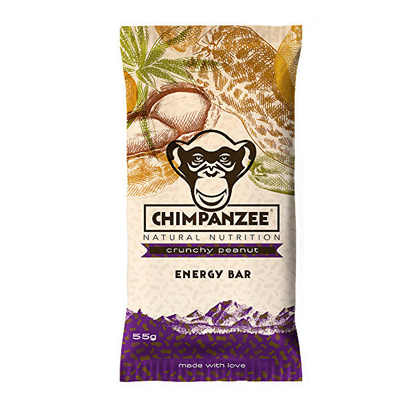 Chimpanzee Energy bar Crunchy Peanut 55 g