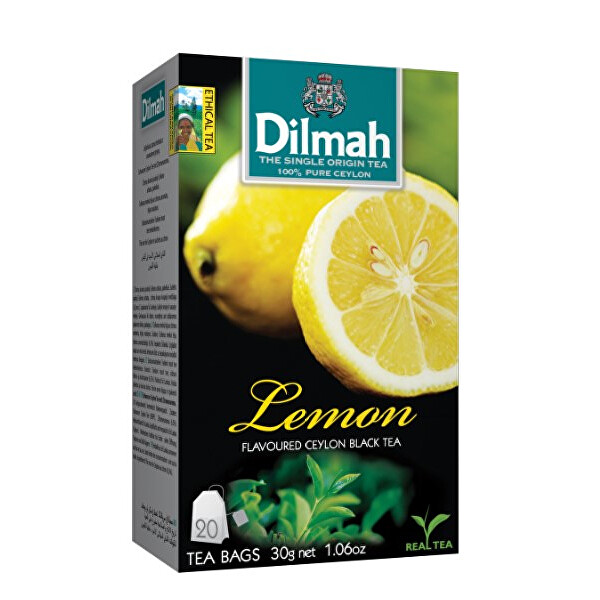 Dilmah Čaj černý, Citron 20 ks