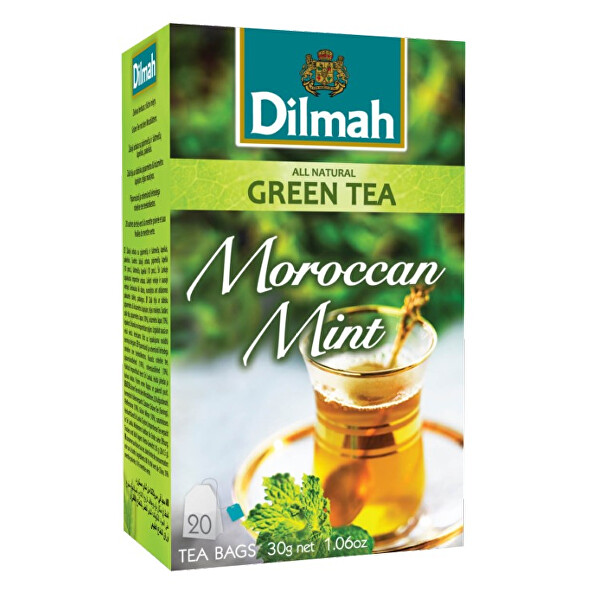 Dilmah Čaj zelený Marocká máta 20 ks