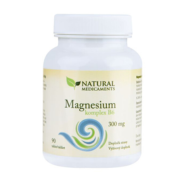 Natural Medicaments Magnesium ( hořčík ) B6 komplex 90 tablet