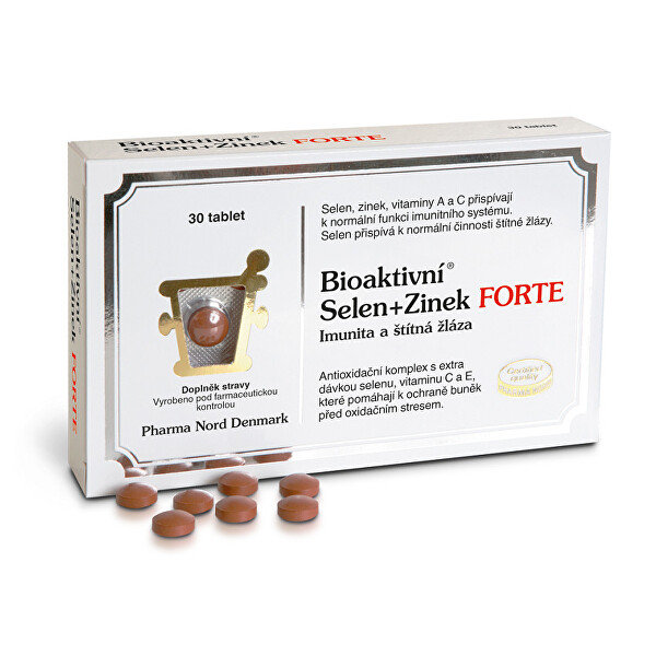 Pharma Nord Bioaktivní Selen+Zinek FORTE 30 tablet