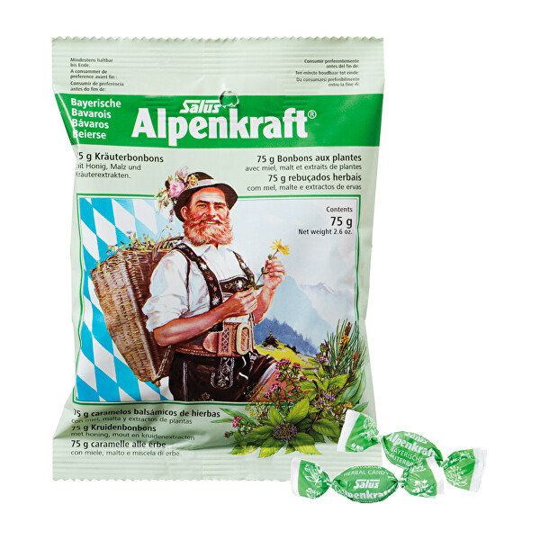 Salus Alpenkraft - Bylinné bonbony 75 g