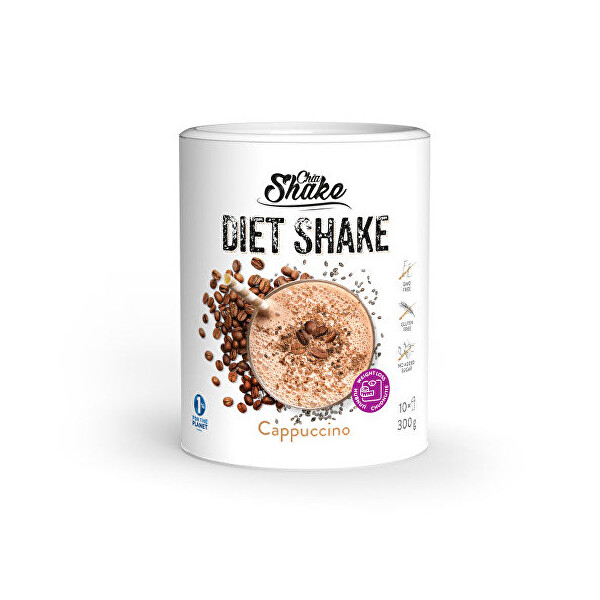 Chia Shake Dietní koktejl 300 g - Příchuť Cappuccino
