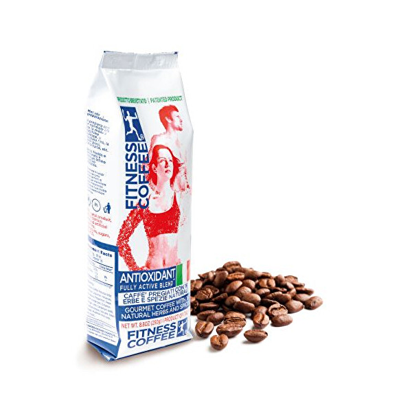 Monvitaly Káva FITNESS COFFEE® Antioxidant Fully Active Blend zrnková 250 g