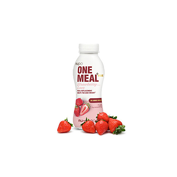 NUPO ONE MEAL + PRIME hotový nápoj Strawberry Love 372 g