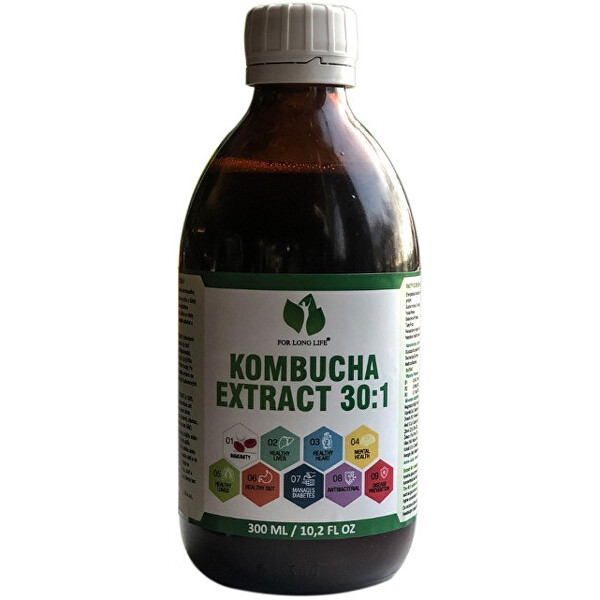 For long life Kombucha extrakt 30:1, 300 ml