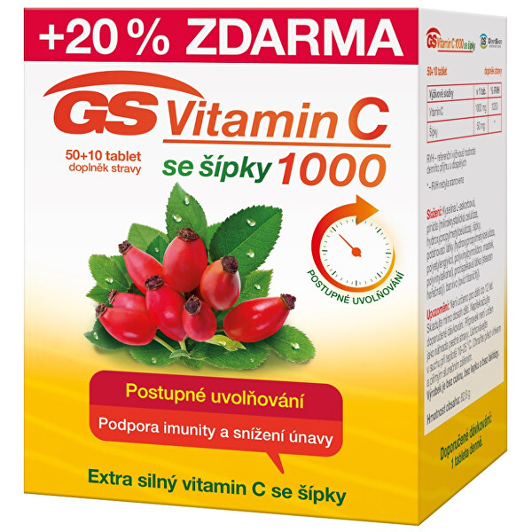 Green-Swan GS Vitamin C1000 + šípky 50+10 tablet