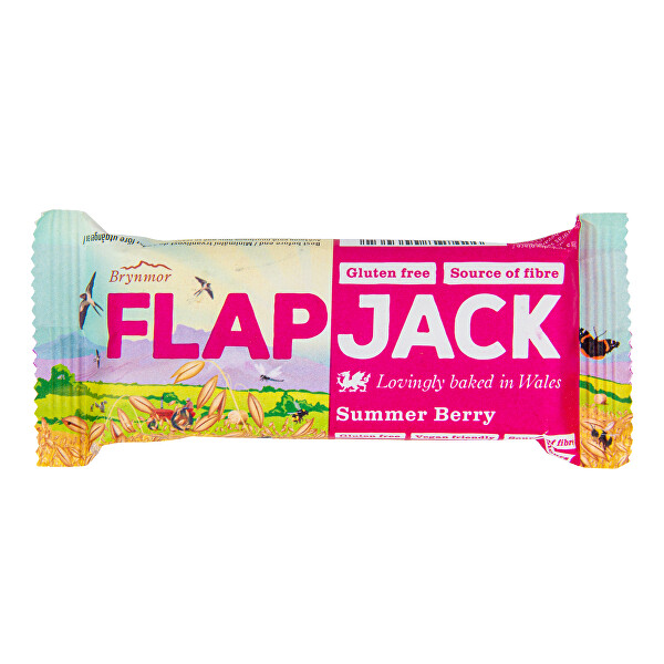 Wholebake Flapjack ovesný malina-jahoda bezlepkový 80 g