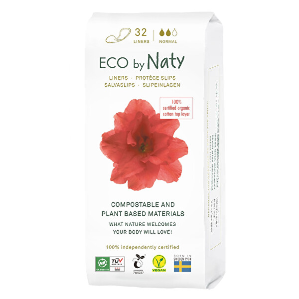 Eco by Naty Dámské slipové vložky ECO by Naty - normal (32 ks)