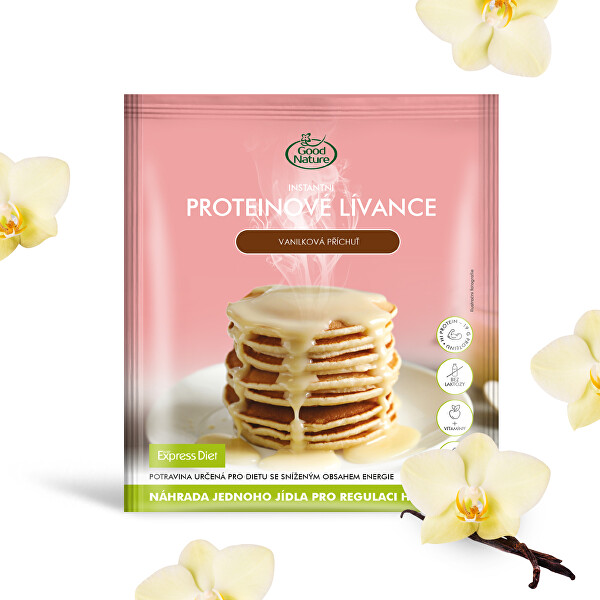 Good Nature Proteinové lívance s vanilkovou příchutí na hubnutí 65 g