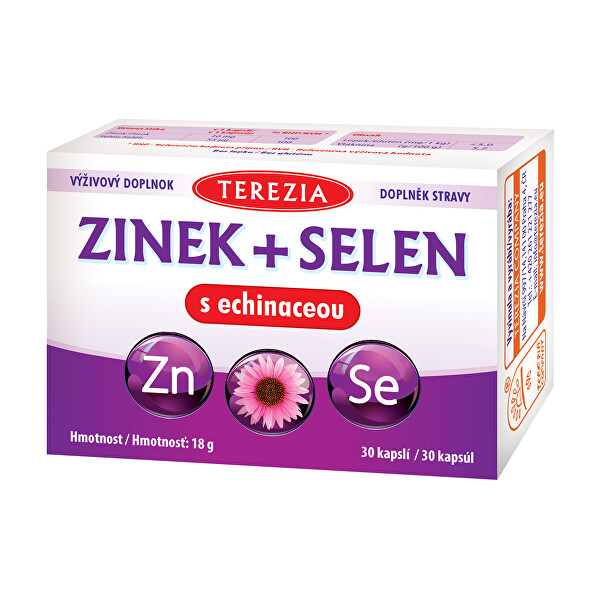 Terezia Company ZINEK + SELEN s echinaceou 30 kapslí