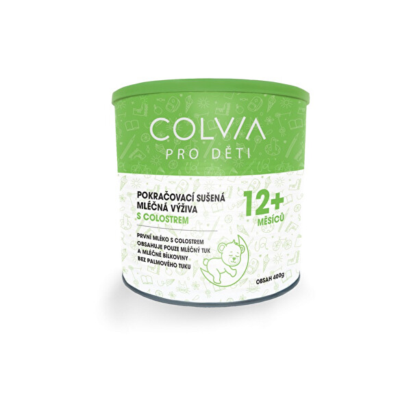 Colvia Pokračovací sušená mléčná výživa s colostrem 12+ 400 g