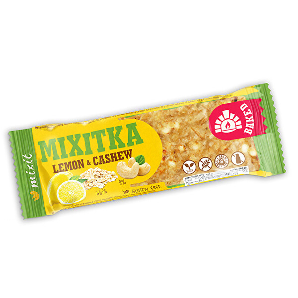 Mixit Mixitka bez lepku pečená - Citrón + kešu 60 g 1 ks