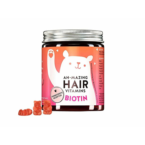 Bears With Benefits Vitamíny pro zdravé vlasy s biotinem Ah-mazing 60 ks 60 ks