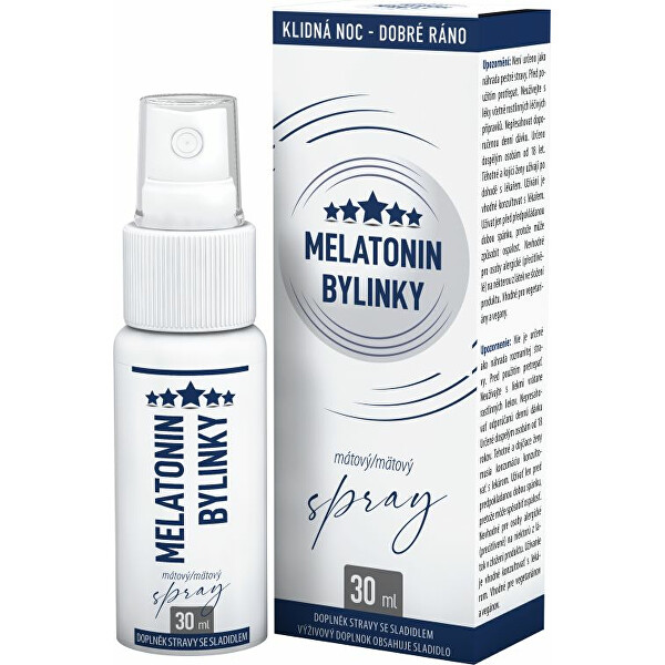 Clinical Melatonin Bylinky mátový spray 30 ml