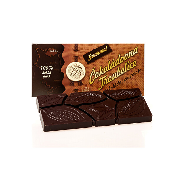 Čokoládovna Troubelice Hořká čokoláda 100% 45 g