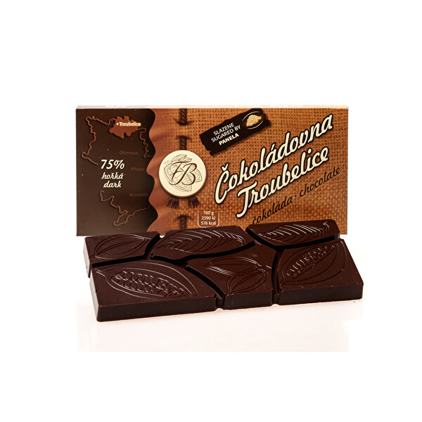 Čokoládovna Troubelice Hořká čokoláda 75% 45 g