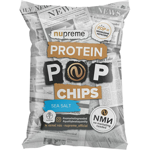 Nupreme Pop Chips mořská sůl 50 g