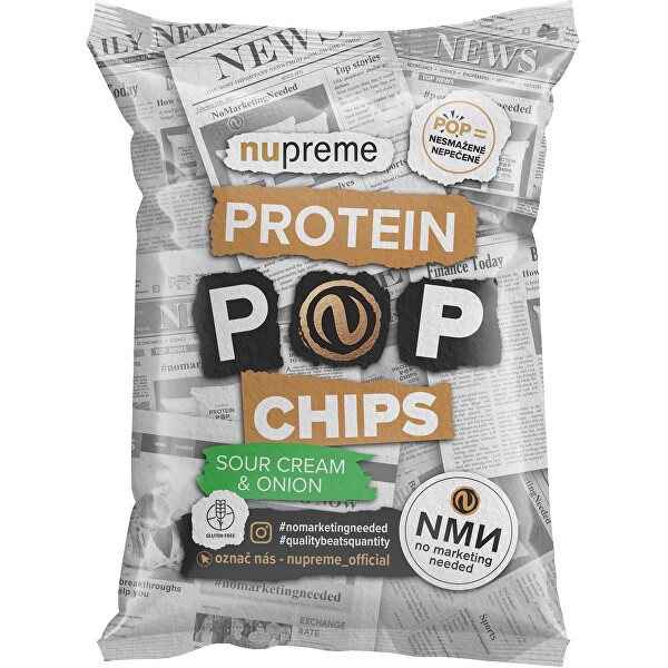 Nupreme Pop Chips Soure Cream & Onion 50 g