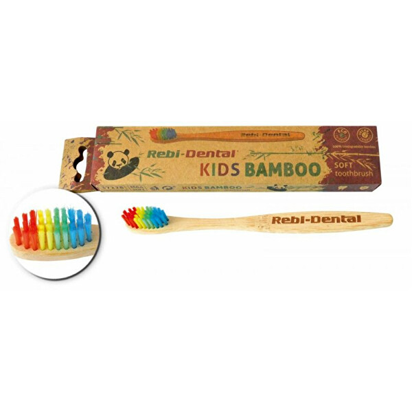 Rebi-Dental Zubní kartáček M64 kids bamboo měkký 1 ks