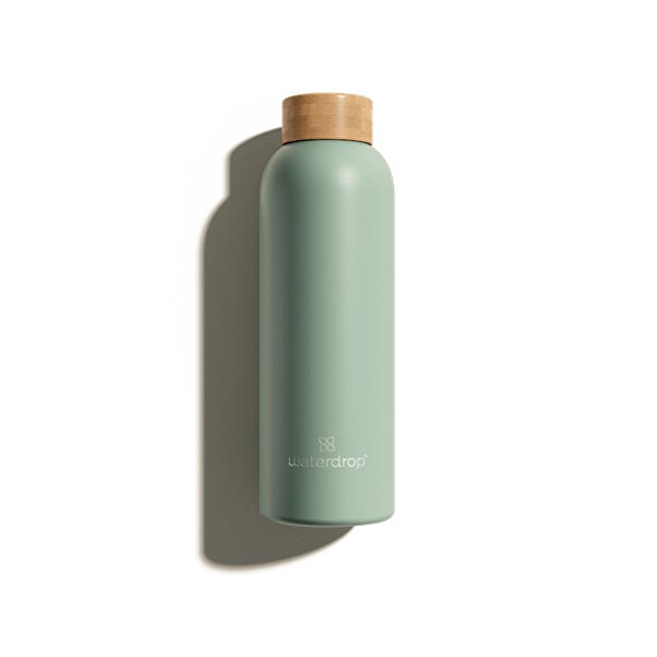 Waterdrop Waterdrop Fľaša nerez olive matt 600 ml