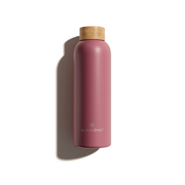 Waterdrop Waterdrop Fľaša nerez pink matt 600 ml