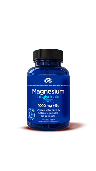 GreenSwan GreenSwan GS Magnesium bisglycinate pure 1000 mg + B6 100 + 30 tabliet XXL