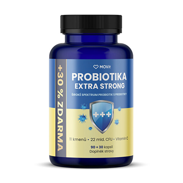 MOVit Energy MOVit Energy Probiotiká Extra Strong 90 + 30 vegánskych kapsúl