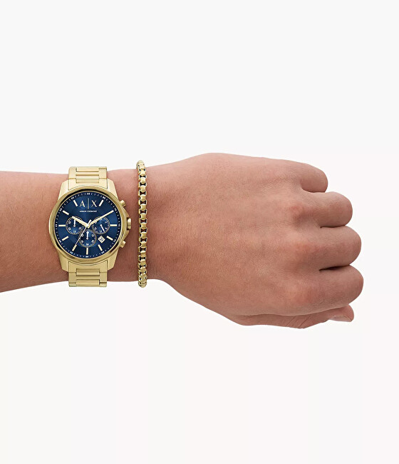 Dárkový set Banks Chronograph + náramek AX7151SET