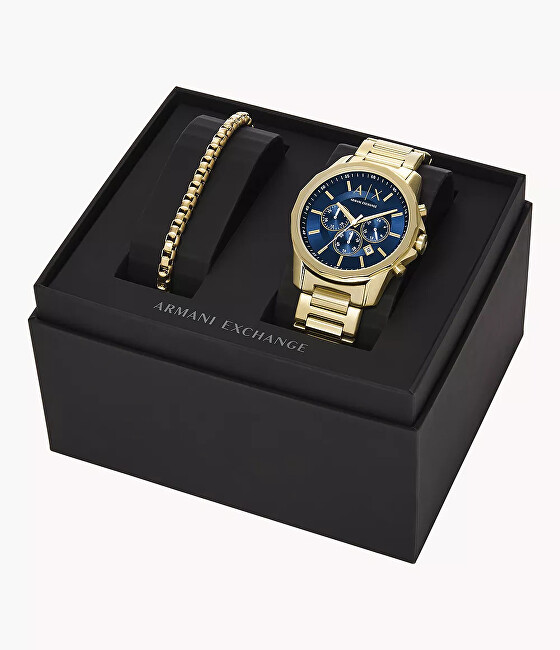 Dárkový set Banks Chronograph + náramek AX7151SET