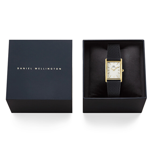 Bound 24x35 Black Lizard Guilloché Gold DW00100899
