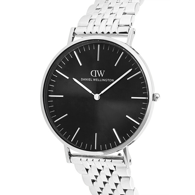 Daniel Wellington Classic 40 7-Link Black S DW00101023 analógové