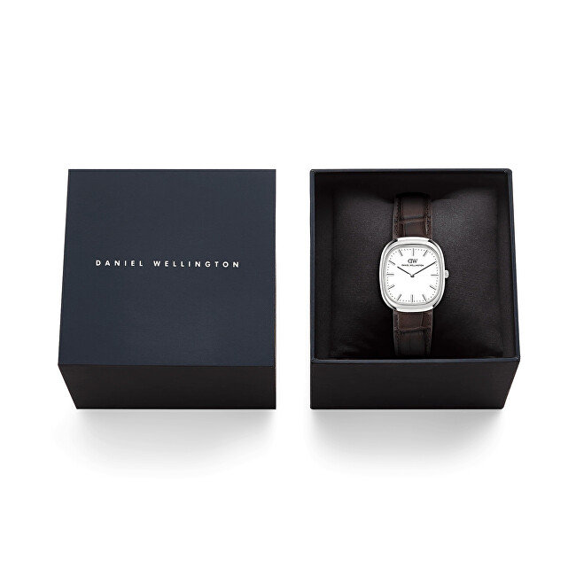 Daniel Wellington Cort 30x38 Black Leather White S DW00100988