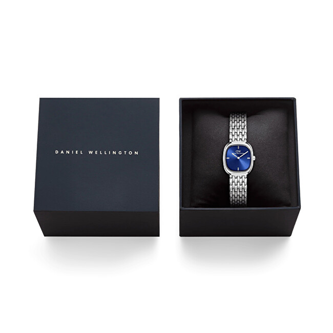 Daniel Wellington Corta 24x28 Royal Blue Grain-Link S DW00100992 analógové