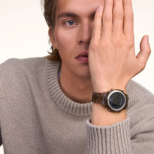 Daniel Wellington Retro Digital Dark Brown DW00100767 digitálny
