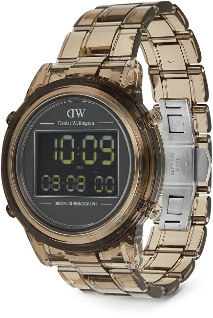 Daniel Wellington Retro Digital Dark Brown DW00100767 digitálny