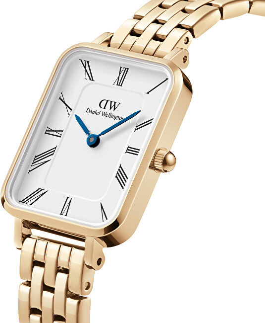 Daniel Wellington Quadro Roman Numerals 5-Link Gold DW00100688
