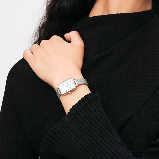Quadro Roman Numerals Sterling DW00100690