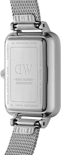 Quadro Roman Numerals Sterling DW00100690