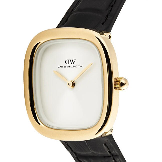 Daniel Wellington Margot 24x26mm Black-croc Off-White G DW00100969