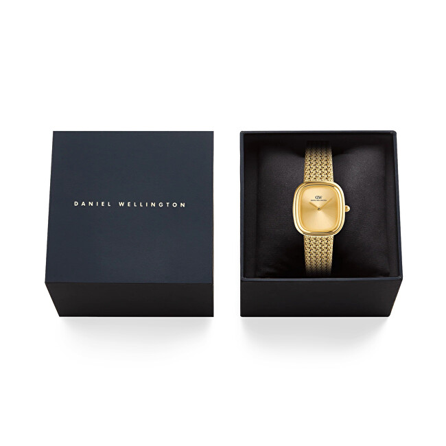 Daniel Wellington Margot 24x26mm Braided Mesh Unitone G DW00100964 analogové